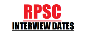 RPSC INTERVIEW
